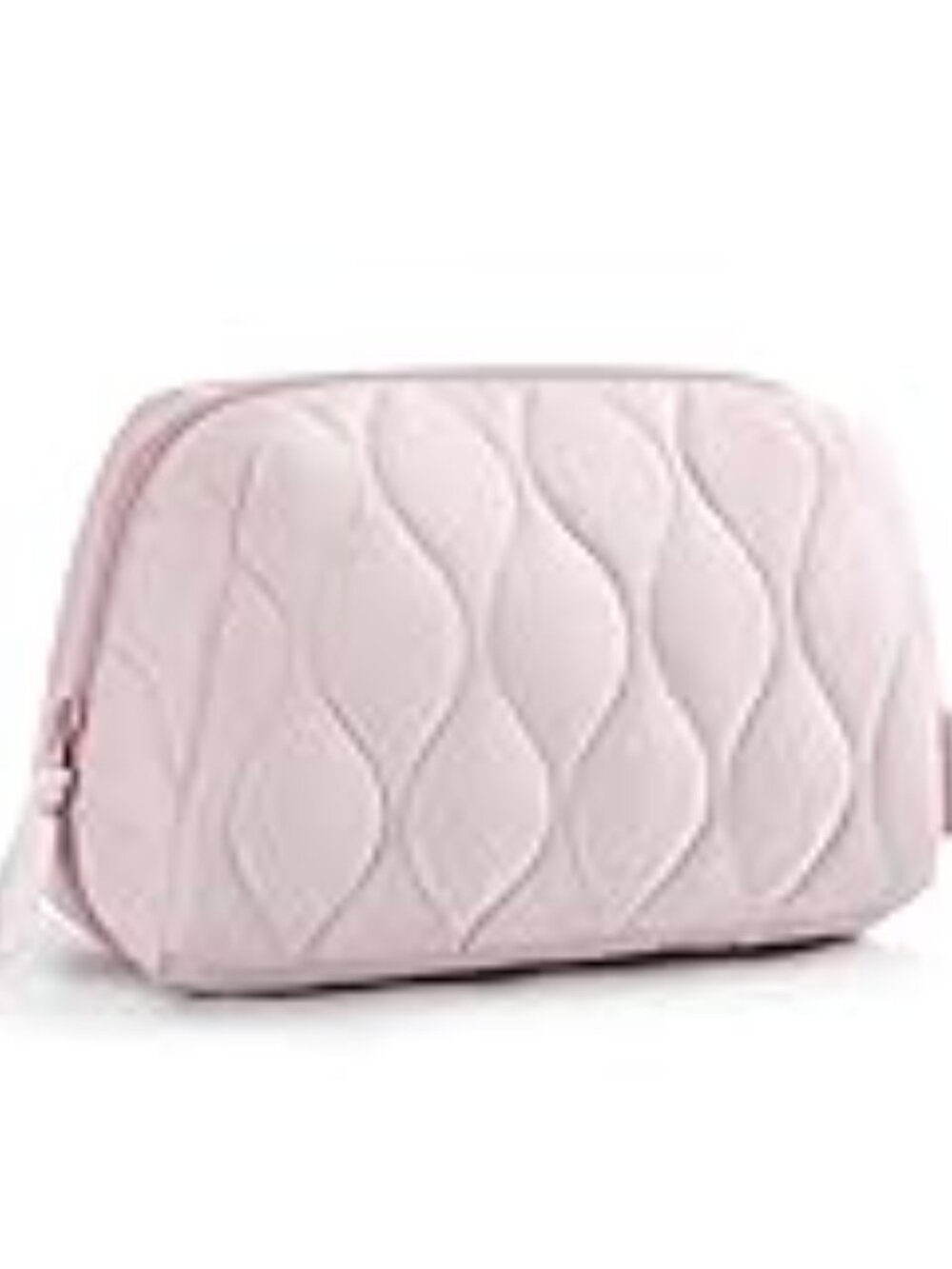 NWT, BAGSMART Wide-open Makeup Bag Travel Toiletry Bag, Pale Pink, NWT